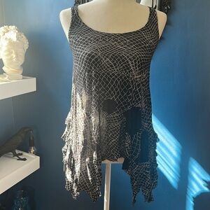 Lauren Moshi Spider Web Tank XS